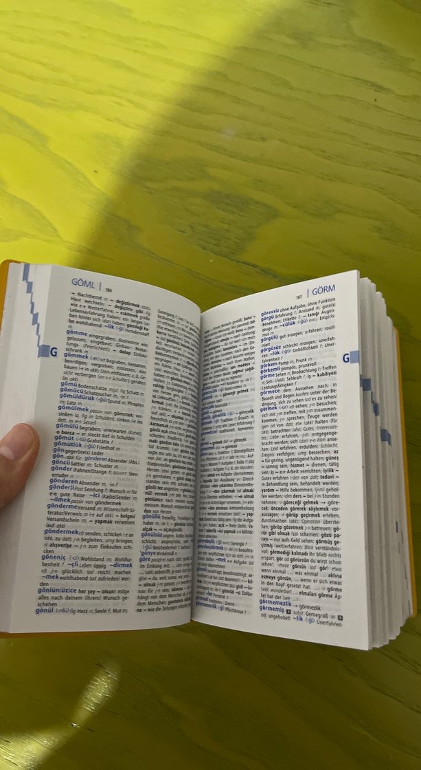 Langenscheidt Türkçe-Almanca Cep Sözlüğü - Görsel 5