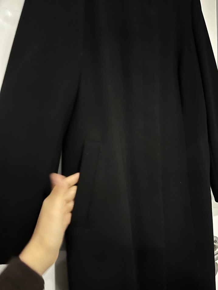 Armine Siyah Midi Kadın Ceket - Görsel 3