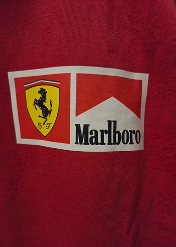 Ferrari F1 Kapüşonlu Unisex Sweatshirt Oversize S Beden - Görsel 3