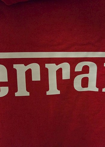 Ferrari F1 Kapüşonlu Unisex Sweatshirt Oversize S Beden - Görsel 6