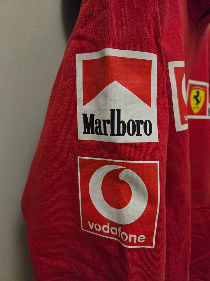 Ferrari F1 Kapüşonlu Unisex Sweatshirt Oversize S Beden - Görsel 4