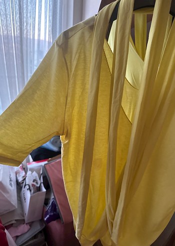 Beymen Club Sarı Drapeli Midi Bluz