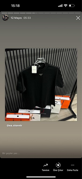 Prada erkek tshirt