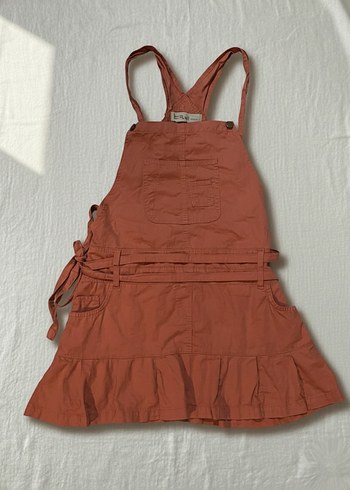 Etekli salopet elbise - Görsel 2