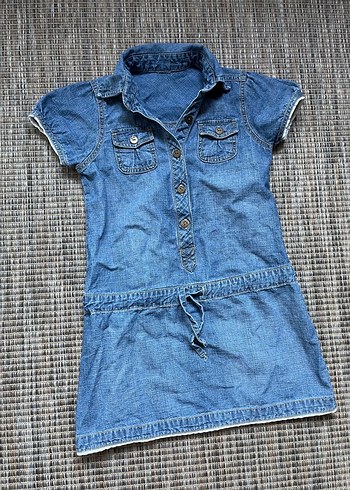 Sheinside Mavi Düğmeli Denim üst