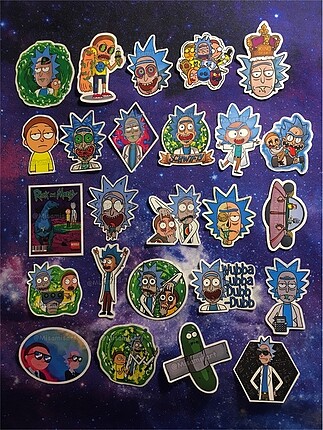 Rick and Morty Sticker Set
