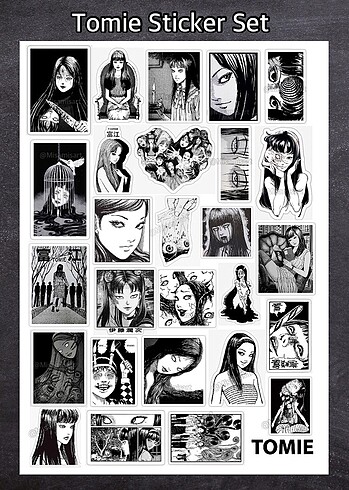 Tomie Sticker Set