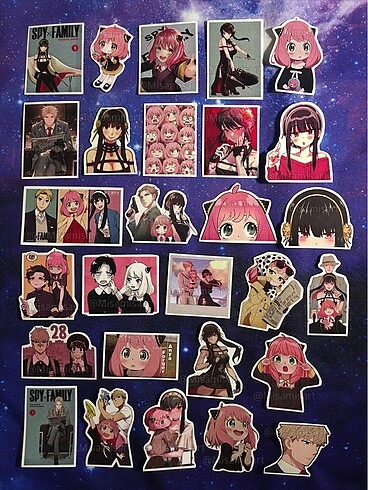Spy x family Sticker Set