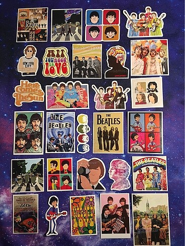 The Beatles Sticker Set