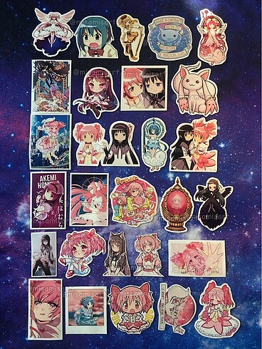 Madoka Magica sticker set