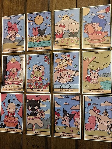 Sanrio Tarot Sticker Set