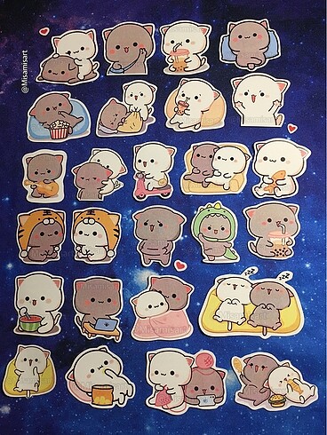 Kawaii Cat Sticker Set