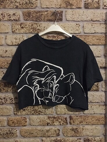 Disney lion Crop tişört