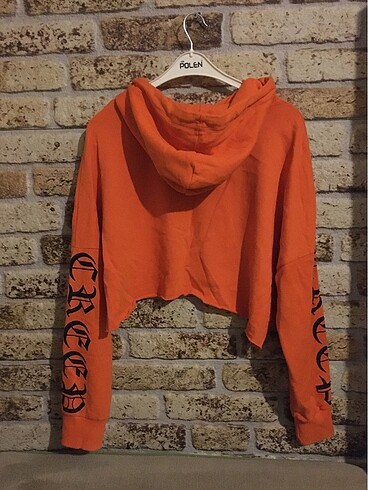 m Beden turuncu Renk H&M crop Sweatshirt