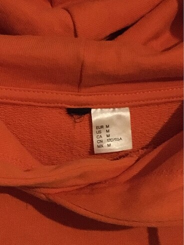 m Beden H&M crop Sweatshirt