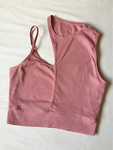xs Beden Y2K Coquette pembe büstiyer