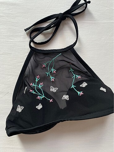 xs Beden Koton kelebekli bikini üstü