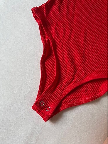 xs Beden kırmızı Renk Nar çiçeği bodysuit bluz