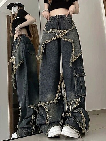Sheinside Y2K acubi baggy pantolon