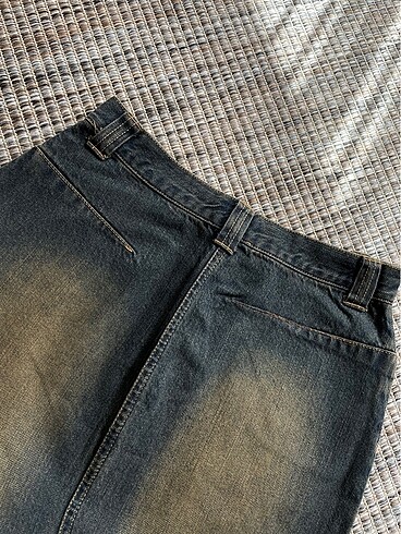 s Beden lacivert Renk Mango vintage etek uzun