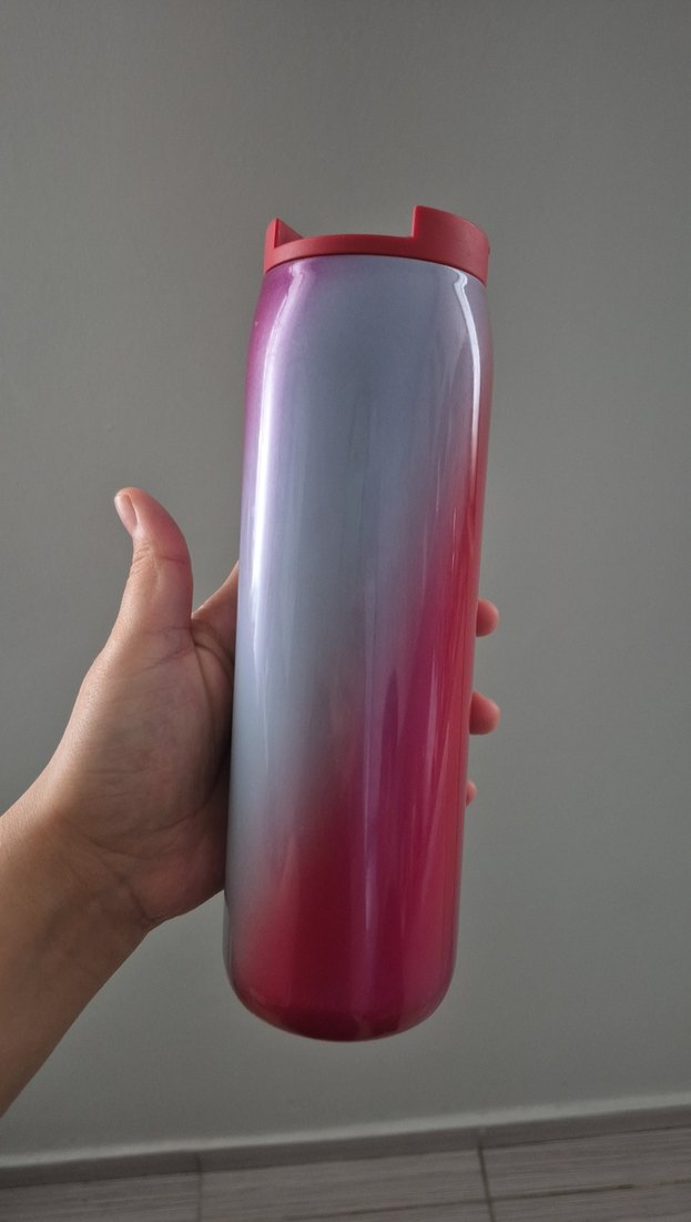 Renkli Starbucks Termos Bardak - Görsel 2