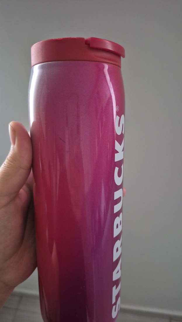 Renkli Starbucks Termos Bardak - Görsel 3