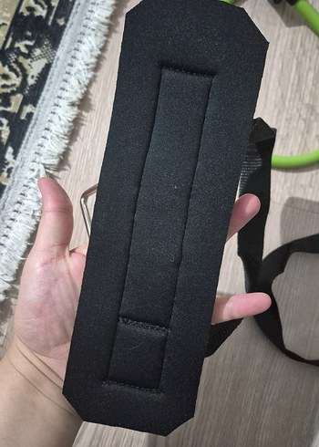 Koyu Yeşil Pilates  bacak çalıştırla Bandı Seti - Görsel 2