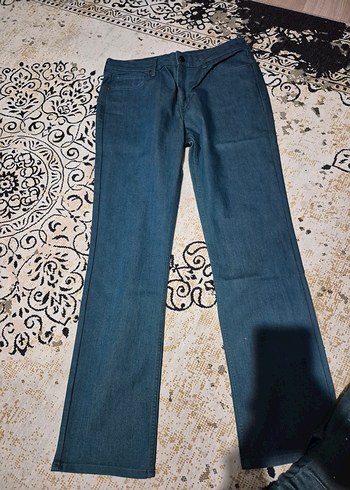erkek Mavi Elastik Normal Boy Denim Pantolon - Görsel 2