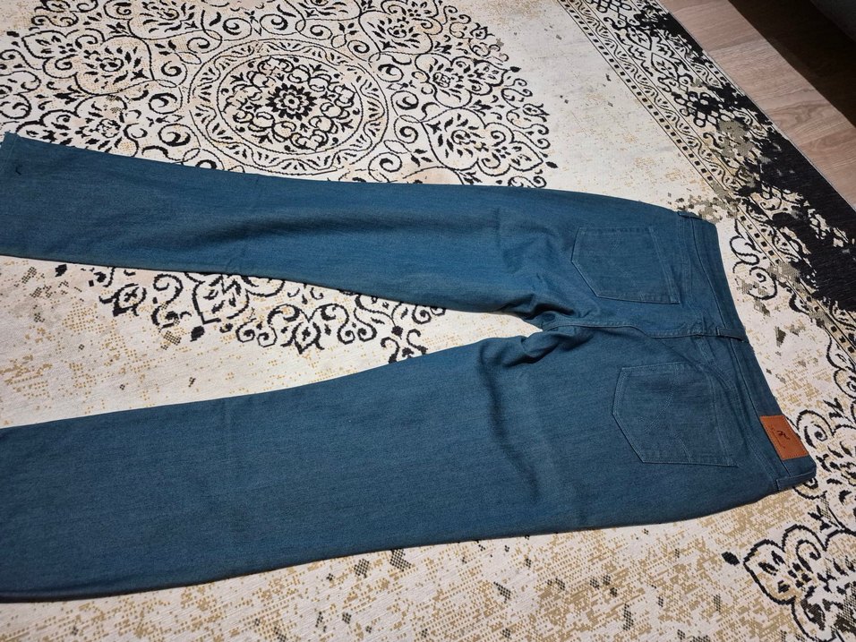 erkek Mavi Elastik Normal Boy Denim Pantolon - Görsel 3