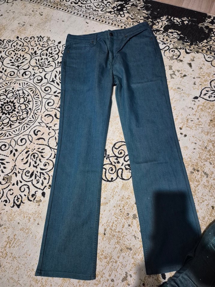 erkek Mavi Elastik Normal Boy Denim Pantolon - Görsel 2