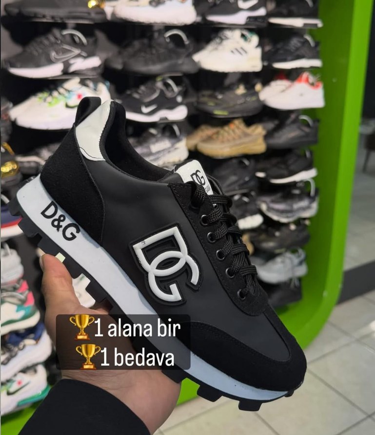 Siyah Erkek Spor Ayakkabı - Görsel 2