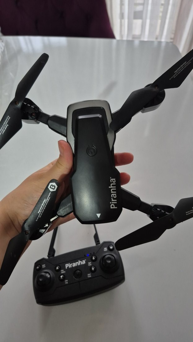 Piranha Siyah Drone ve Kumanda Seti - Görsel 5