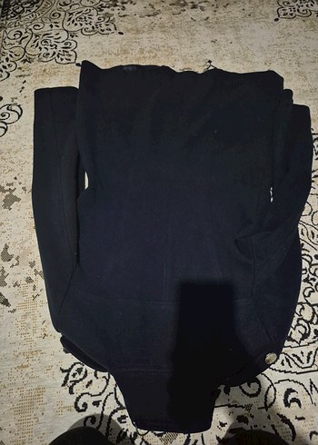 Düğmeli lacivert kadın Kaban - Görsel 3