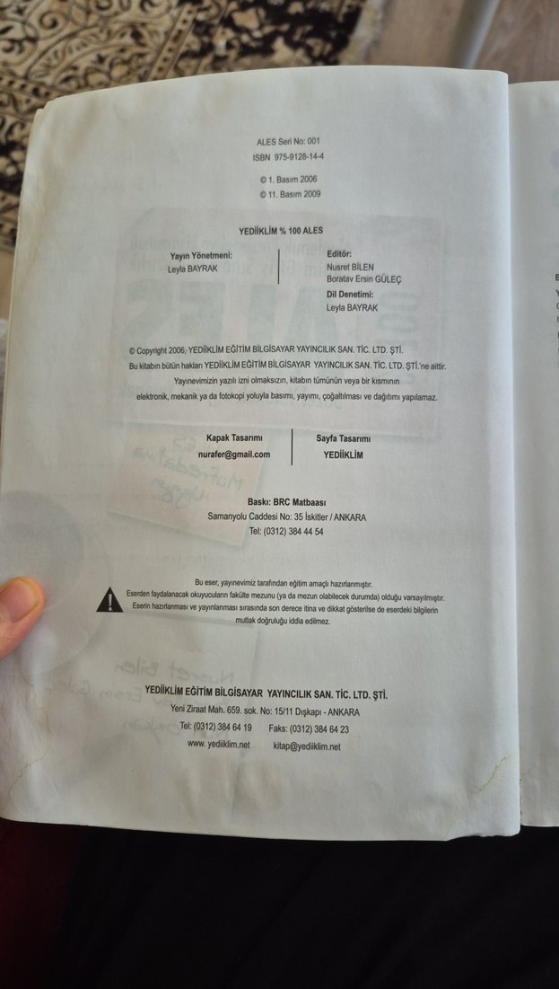 ALES Hazırlık Kitabı - Sözel ve Sayısal Yetenek - Görsel 2