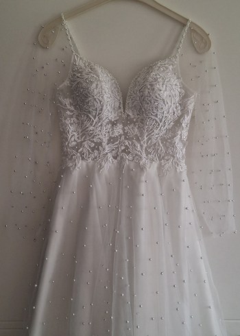 After bride party kına dış çekim nikah mini gelinlik S beden