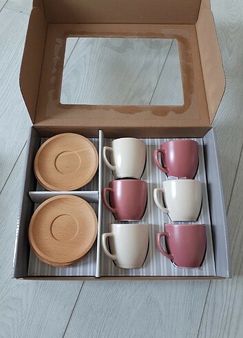 Türk kahvesi fincan takımı keramika porselen 
