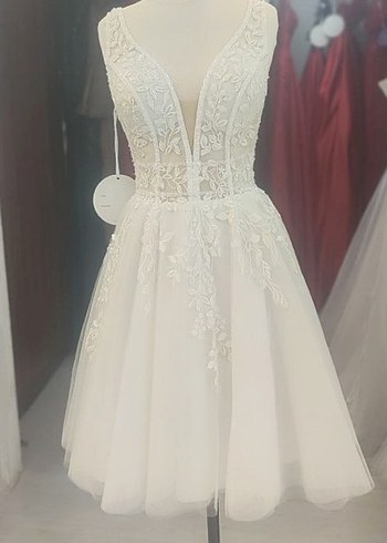 m Beden After bride party kına elbisesi söz nişan nikah elbise Satıldı