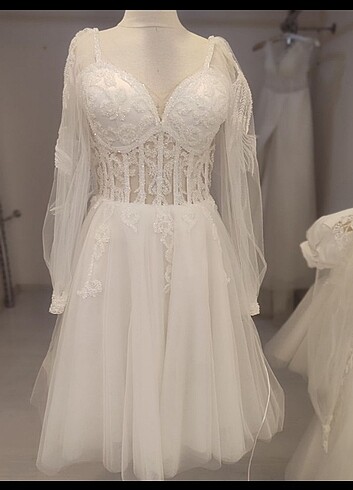 Diğer After bride party kına elbisesi dış çekim nikah elbisesi M L uyu
