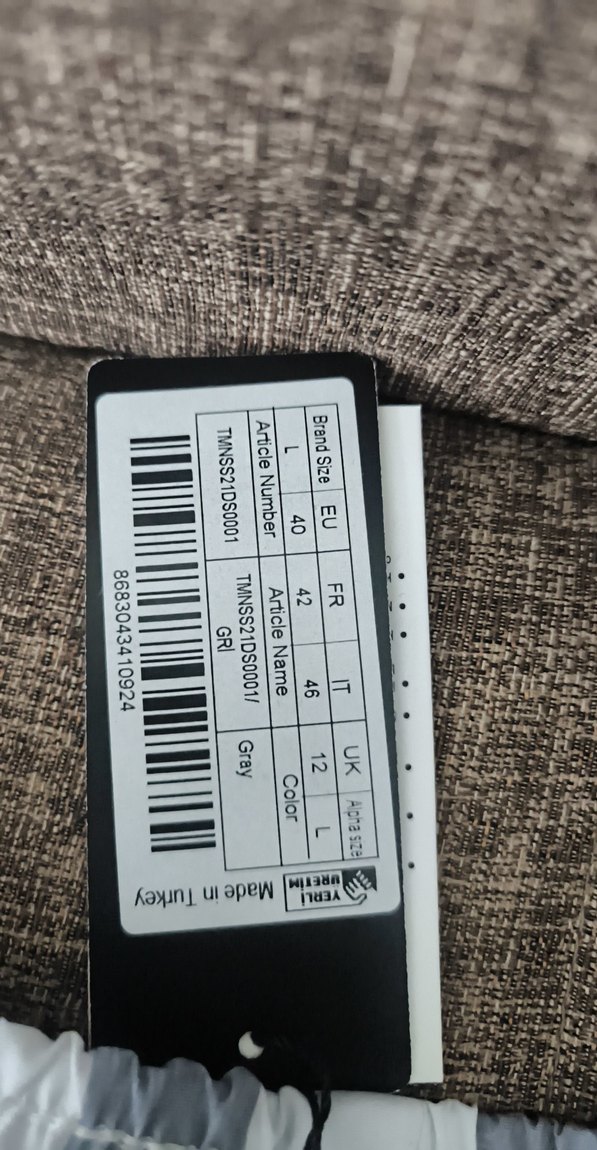 Gri Çizgili Erkek Mini deniz Şortu - Görsel 3