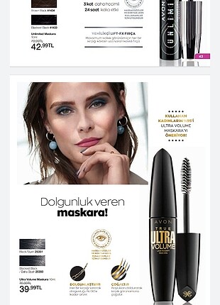 Avon maskara siyah