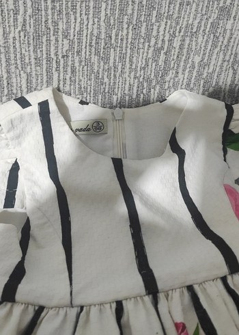 HelloBaby Kız Çocuk Çiçekli Kabarık Elbise