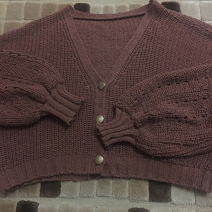 Crop hırka