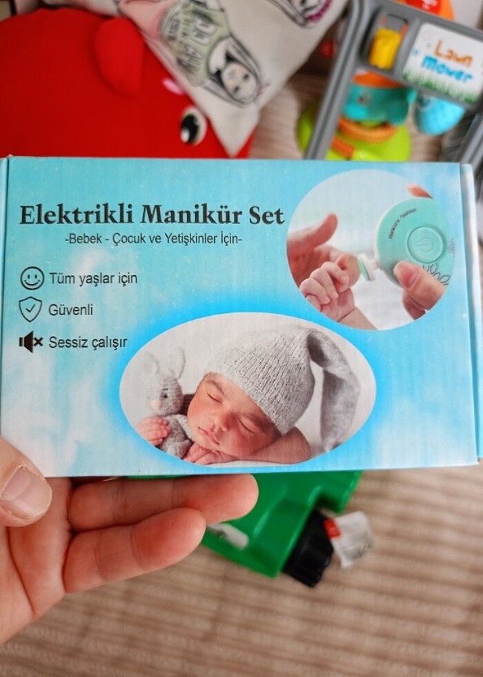 Elektrıklı bebek manikür set - Görsel 2