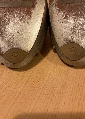 CANES MARKABej Süet Dolgu Topuklu Kadın Abiye Ayakkabı - Görsel 8