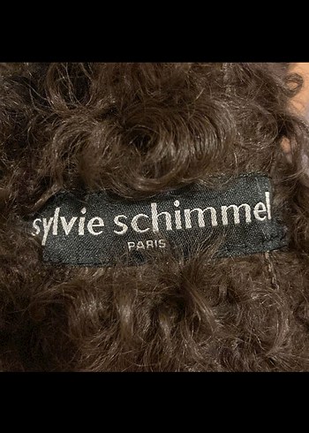 Sylvie schimmel Paris Kahverengi Kürklü Deri mont - Görsel 7