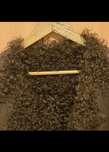 Sylvie schimmel Paris Kahverengi Kürklü Deri mont - Görsel 8