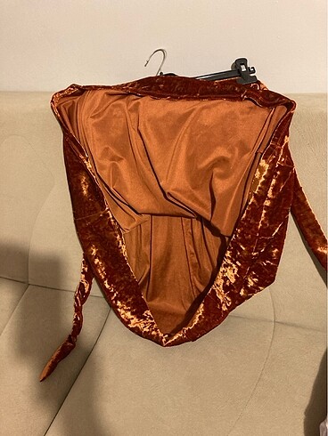 KOTON MARKA KADİFE ETEK (36 beden) - Görsel 3