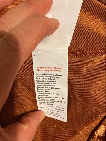 KOTON MARKA KADİFE ETEK (36 beden) - Görsel 6