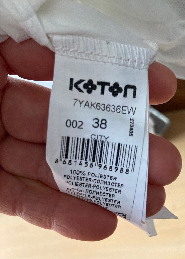 KOTON Marka gömlek 38 beden - Görsel 5