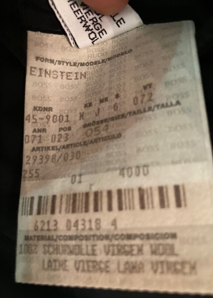 BOSS (54)EINSTEIN Erkek ceket - Görsel 5